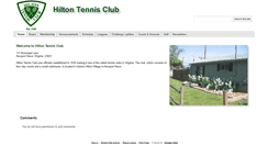 Desktop Screenshot of hiltontennisclub.com